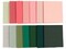 Fat Quarter Bundle -100% Cotton | Pure Solids | Pink & Emerald Greens l Mix Colors | Quilting Soft Fabric | Special Gift